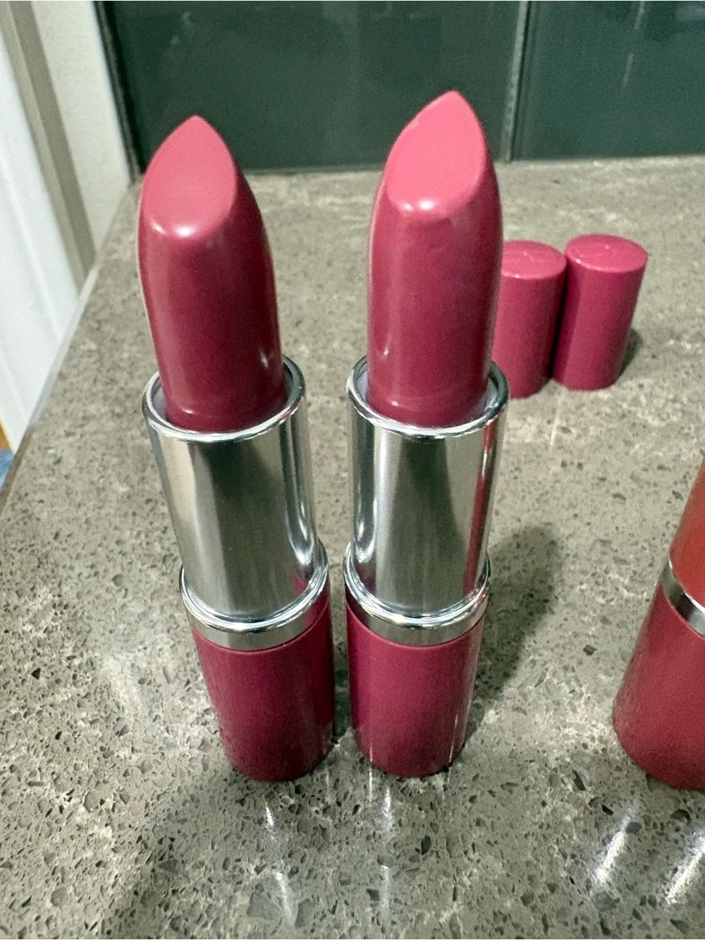Clinique, Revlon, and Givenchy lipstick bundle